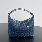 Bottega Veneta Mini Wallace Shoulder Bag Denim 20x13x9.5cm - 1