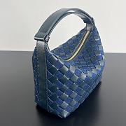 Bottega Veneta Mini Wallace Shoulder Bag Denim 20x13x9.5cm - 4