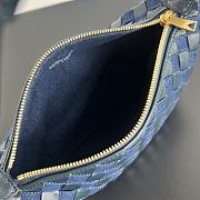 Bottega Veneta Mini Wallace Shoulder Bag Denim 20x13x9.5cm - 3