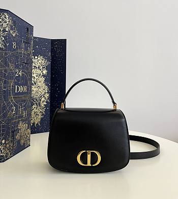 Dior Medium 30 Montaigne Top Handle Bag Black 19 x 12 x 8 cm