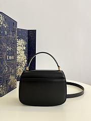 Dior Medium 30 Montaigne Top Handle Bag Black 19 x 12 x 8 cm - 5