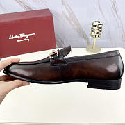 Ferragamo Ree Bit Loafer Brown - 3