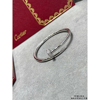 Cartier Juste Un Clou Bracelet with Diamonds White