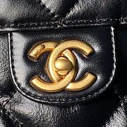 Chanel Large Bowling Bag Black 44x28x15.5cm - 3