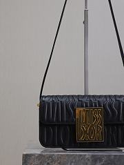 Dior Miss Flap Bag Black Miss Allover Calfskin 22 x 11 x 6 cm - 2