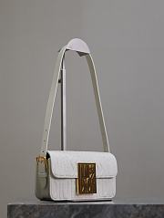 Dior Miss Flap Bag White Miss Allover Calfskin 22 x 11 x 6 cm - 5