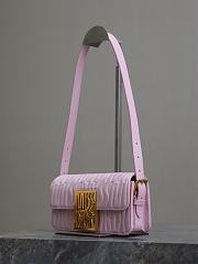 Dior Miss Flap Bag Pink Miss Allover Calfskin 22 x 11 x 6 cm - 6