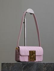 Dior Miss Flap Bag Pink Miss Allover Calfskin 22 x 11 x 6 cm - 5