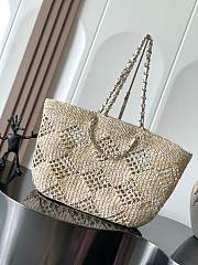 Chanel Coco Beach Bag Beige 34.5x51x14.5cm - 2