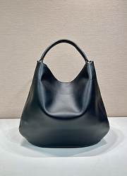 Prada Large Leather Black Shoulder Bag 45.5x43x11cm - 4