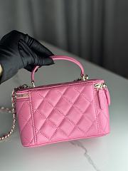 Chanel Handle Vanity Pink Lambskin 17cm - 6