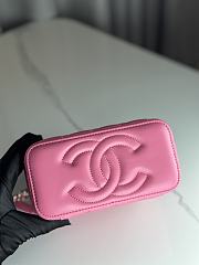 Chanel Handle Vanity Pink Lambskin 17cm - 3