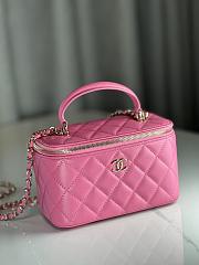 Chanel Handle Vanity Pink Lambskin 17cm - 2