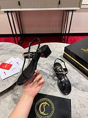 Christian Louboutin MJ Thong 25 mm Mules Black - 4