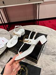 Christian Louboutin MJ Thong 25 mm Mules White - 3