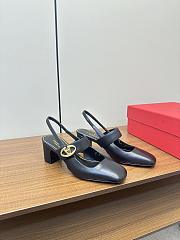 Valentino Vlogo Locker Mary-Jane Singback Pump 60mm Black - 1