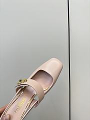 Valentino Vlogo Locker Mary-Jane Singback Pump 60mm Pink - 3