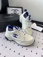 Chanel White Blue Sneaker 02 - 4