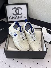 Chanel White Blue Sneaker 02 - 2