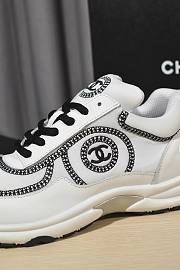 Chanel White Sneaker 05 - 3