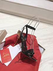 Christian Louboutin Ginko Girl 85mm Sandals Black Patent - 2