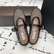 Alaia Ballerina Black Flat - 4