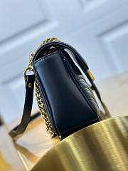 Gucci Marmont Small Black Bag 26x15x7cm - 3