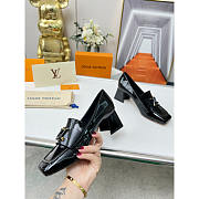 Louis Vuitton LV Upper Case Block Heels Black 6cm - 5