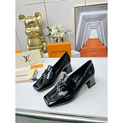 Louis Vuitton LV Upper Case Block Heels Black 6cm - 3