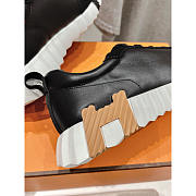 Hermès Bouncing Sneaker Black White - 3