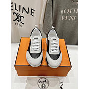 Hermès Bouncing Sneaker White And Black - 3