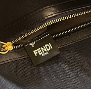 Fendi Baguette Bag Blue Canvas 27×6×14cm - 2