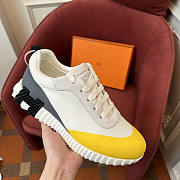 Hermes Bouncing White Yellow Sneaker - 1