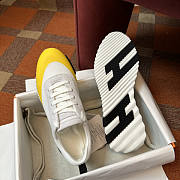 Hermes Bouncing White Yellow Sneaker - 3