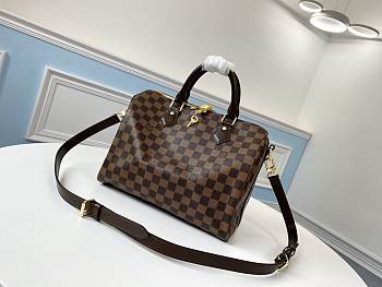 Louis Vuitton LV Speedy Damier 30x21x17cm