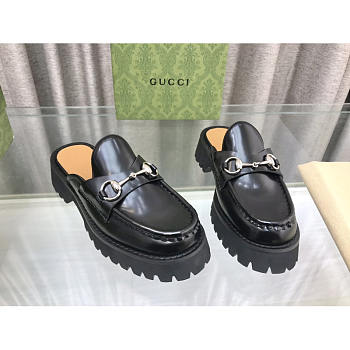 Gucci Mule With Horsebit Black