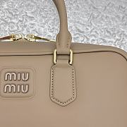 Miu Miu Arcadie Bag Rose Leather 27x9x12cm - 6