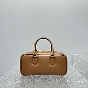 Miu Miu Arcadie Bag Caramel Leather 27x9x12cm - 4