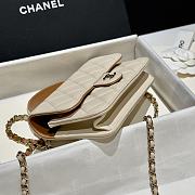 Chanel 23P Woc Flap Bag Caramel Lambskin 17cm - 6