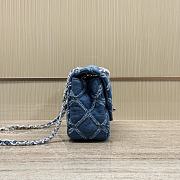 Chanel Small Flap Bag Denim 20cm - 6