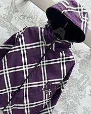 Burberry Purple Black Jacket - 4