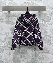 Burberry Purple Black Jacket - 3