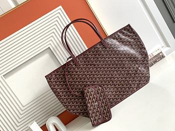 Goyard Anjou GM Purple Bag 40x20x34cm