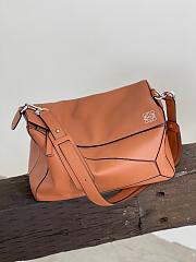 Loewe Puzzle Bag Brown 38x23x19cm - 4