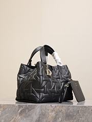 Dior Medium Toujours Bag Black Graphic Calfskin 28.5 x 21.5 x 17 cm - 4