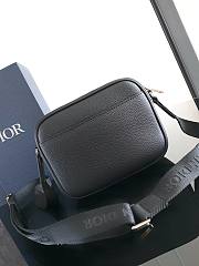 Dior Mini Rider 2.0 Zipped Messenger Bag Black 18.5 x 13.5 x 7 cm - 3