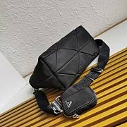 Prada Padded Re-Nylon Tote Bag Black 25x21.5x13cm - 4