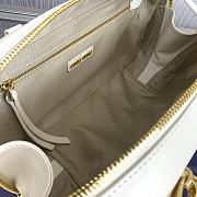 Miu Miu Arcadie Bag White Leather 27x9x12cm - 6