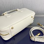 Miu Miu Arcadie Bag White Leather 27x9x12cm - 3