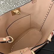 Valentino Garavani Rockstud Pink Bag 26x11x24cm - 5